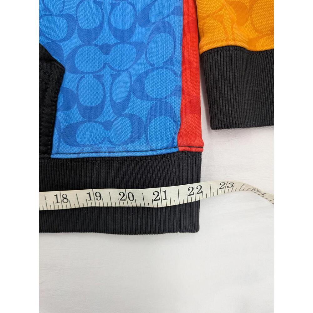 Coach Mens XL Signature Colorblock Hoodie Primary Color Logo - Picture 8 of 10